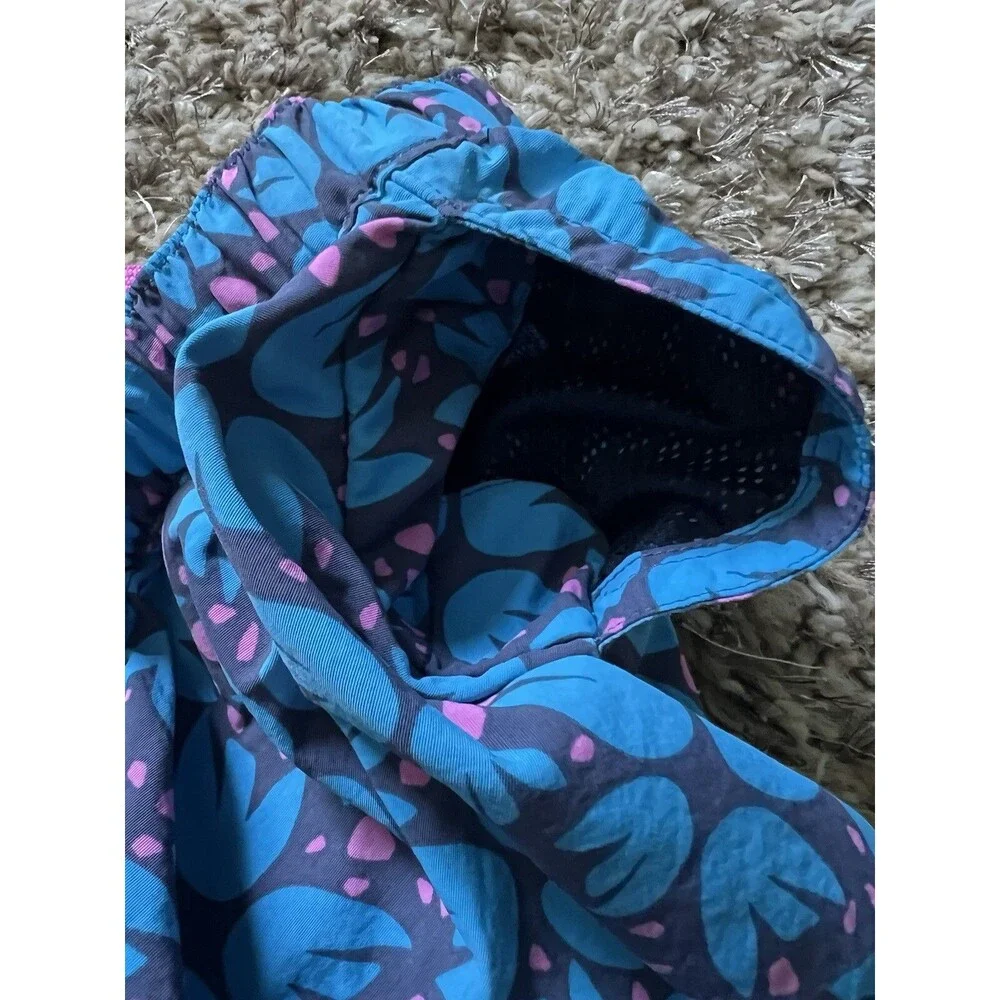 Patagonia Barely Baggies Shorts Womens Blue Floral Not Lined Size Small